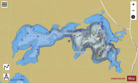Girl depth contour Map - i-Boating App