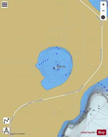 Agate depth contour Map - i-Boating App