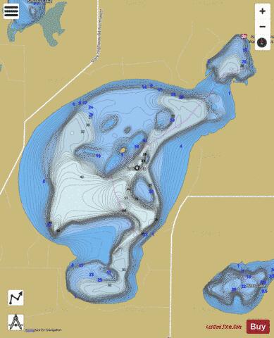 Ada depth contour Map - i-Boating App