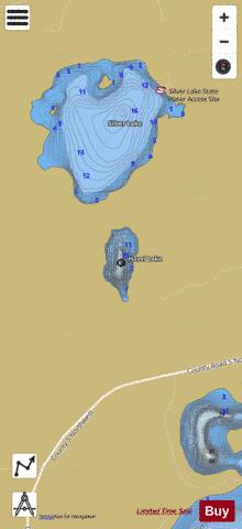 Hazel depth contour Map - i-Boating App