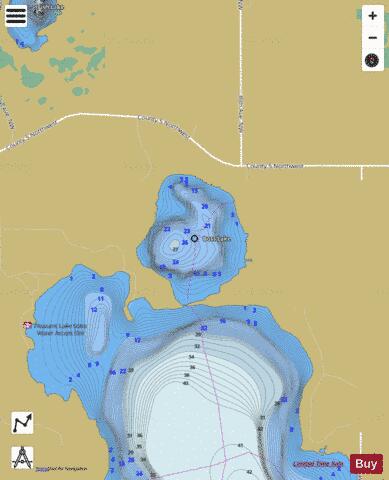 Boss depth contour Map - i-Boating App