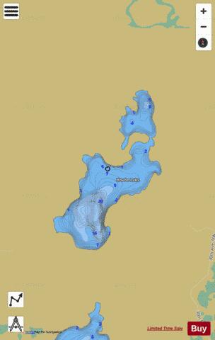Hovde depth contour Map - i-Boating App