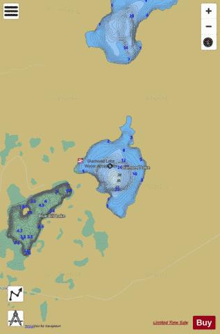 Diamond depth contour Map - i-Boating App
