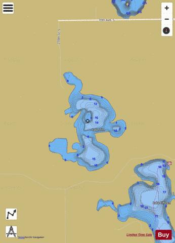 Ten depth contour Map - i-Boating App