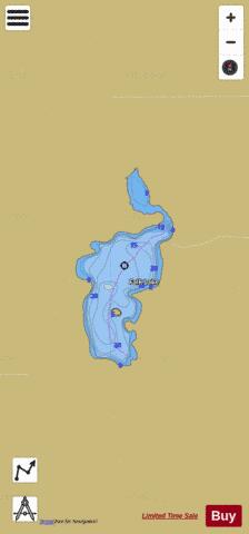 Falk depth contour Map - i-Boating App