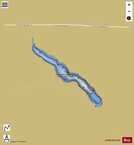Walker Brook depth contour Map - i-Boating App