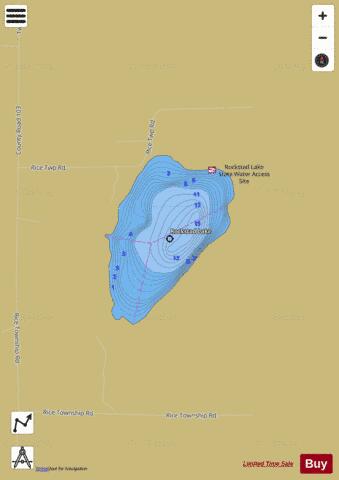 Rockstad depth contour Map - i-Boating App