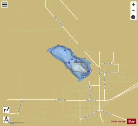 Lomond depth contour Map - i-Boating App