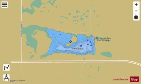 Minnow depth contour Map - i-Boating App