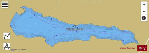 Little Cascade depth contour Map - i-Boating App