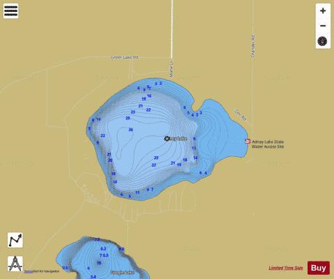 Adney depth contour Map - i-Boating App