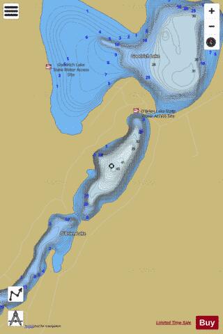 O'Brien (Northeast Bay) depth contour Map - i-Boating App