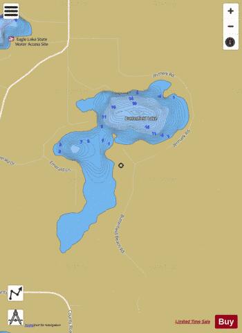 Butterfield depth contour Map - i-Boating App