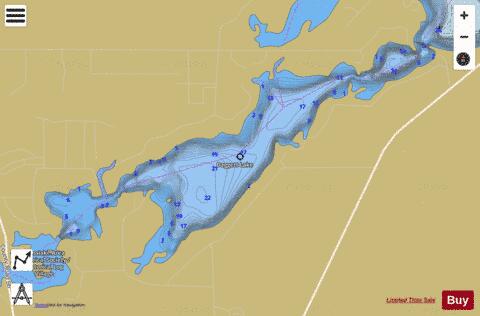 Daggett depth contour Map - i-Boating App