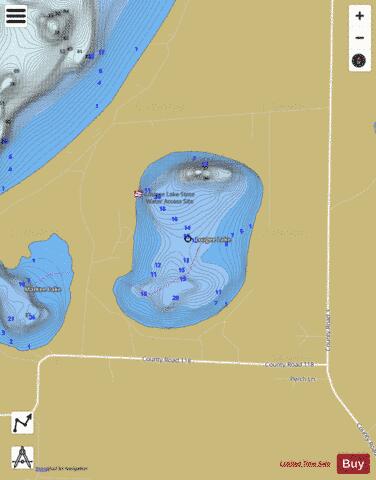 Lougee depth contour Map - i-Boating App