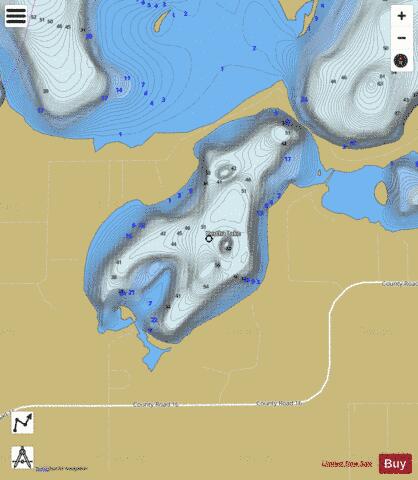 Bertha depth contour Map - i-Boating App