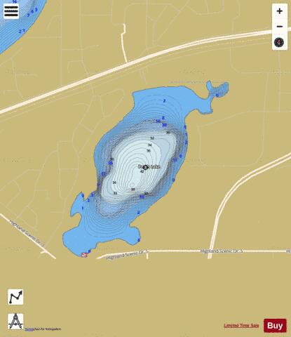Perch depth contour Map - i-Boating App