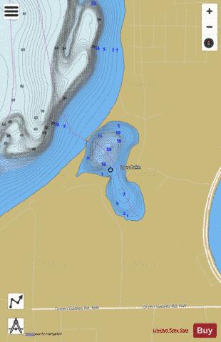 Love depth contour Map - i-Boating App