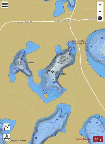 Edna depth contour Map - i-Boating App