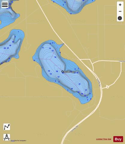 Nisswa depth contour Map - i-Boating App