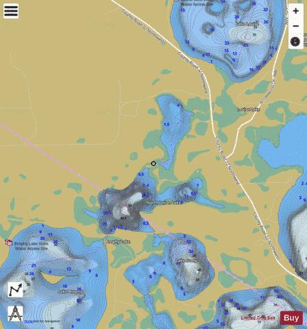 North Union depth contour Map - i-Boating App