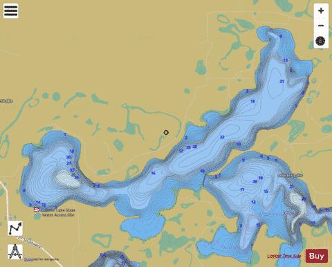 Lobster (West Bay) depth contour Map - i-Boating App