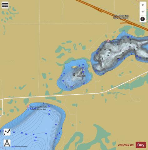 Nelson depth contour Map - i-Boating App