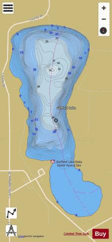 Garfield depth contour Map - i-Boating App