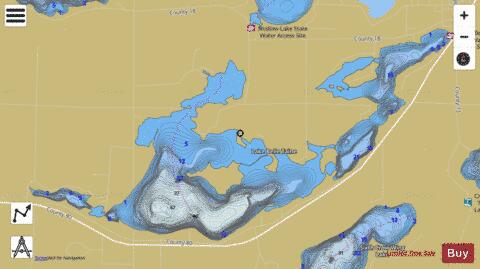 Belle Taine depth contour Map - i-Boating App