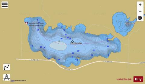 Boulder depth contour Map - i-Boating App