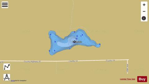 Brush depth contour Map - i-Boating App