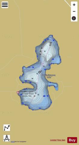 South Sturgeon depth contour Map - i-Boating App