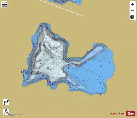 Shallow depth contour Map - i-Boating App