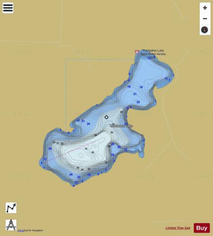 Thistledew depth contour Map - i-Boating App
