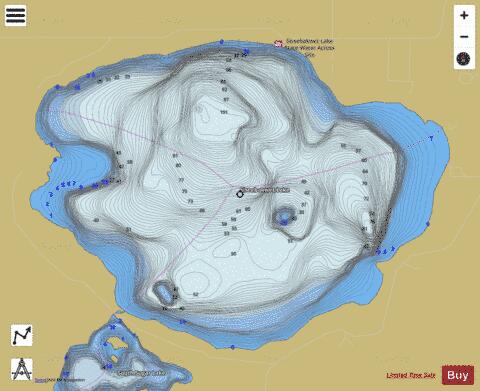 Siseebakwet depth contour Map - i-Boating App