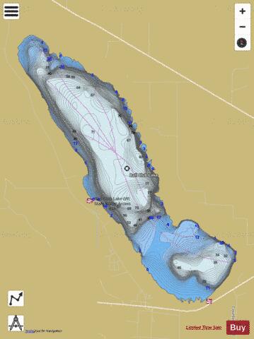 Ball Club depth contour Map - i-Boating App