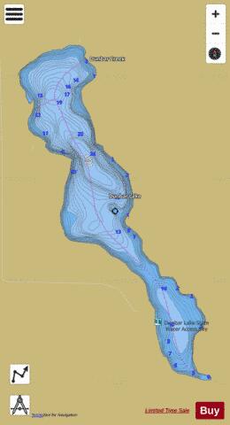 Dunbar depth contour Map - i-Boating App