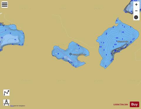 Tetagouche depth contour Map - i-Boating App