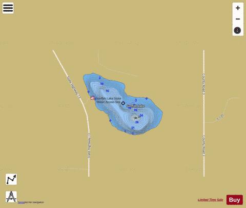 Sunfish depth contour Map - i-Boating App