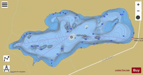 Snider depth contour Map - i-Boating App