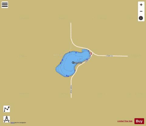 Clam depth contour Map - i-Boating App
