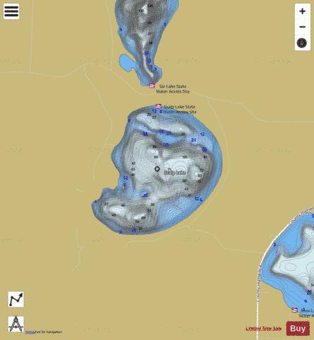 Scalp depth contour Map - i-Boating App