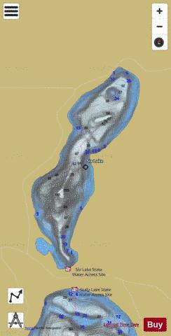 Six depth contour Map - i-Boating App