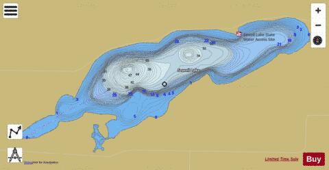 Sewell depth contour Map - i-Boating App