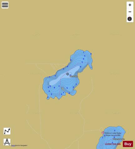 Net depth contour Map - i-Boating App
