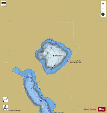 Linka depth contour Map - i-Boating App