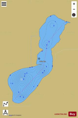 Benson depth contour Map - i-Boating App