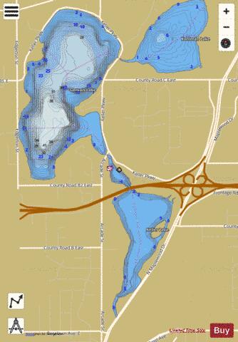 Spoon depth contour Map - i-Boating App