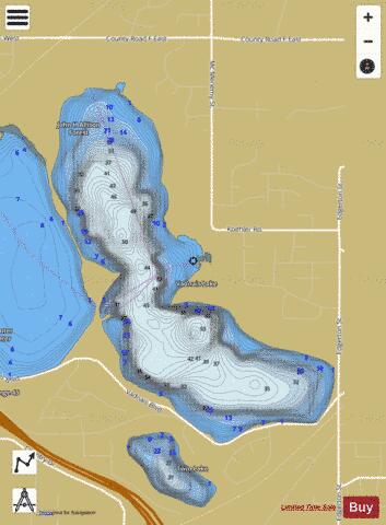 East Vadnais depth contour Map - i-Boating App