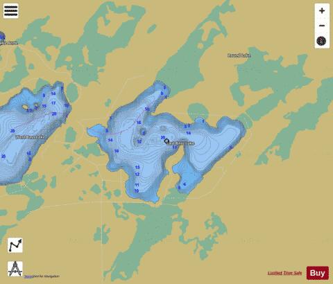 Schubert depth contour Map - i-Boating App